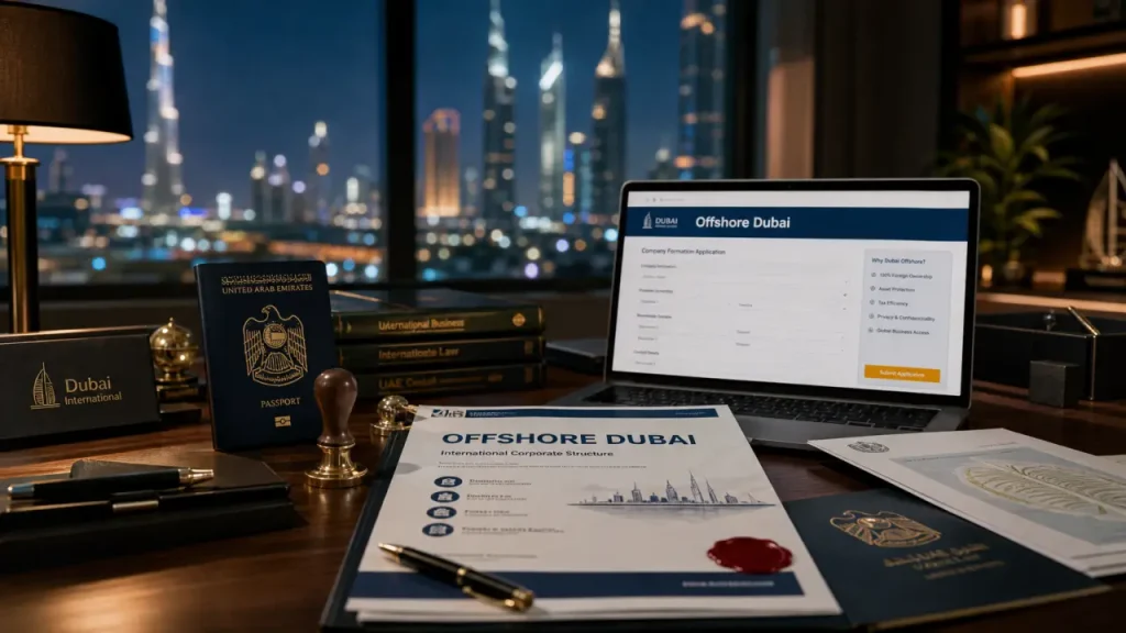 Société offshore à Dubaï : 8 000 à 15 000 AED, à condition de viser le bon usage