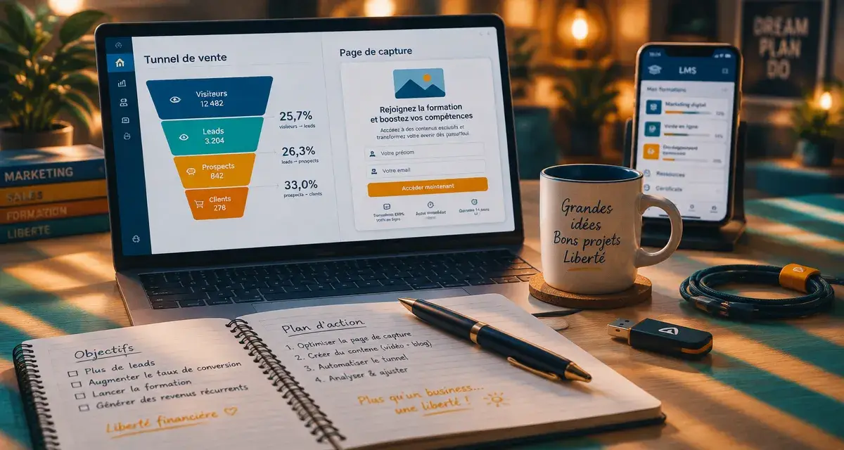 Infopreneur et tunnel de vente : revenus en ligne